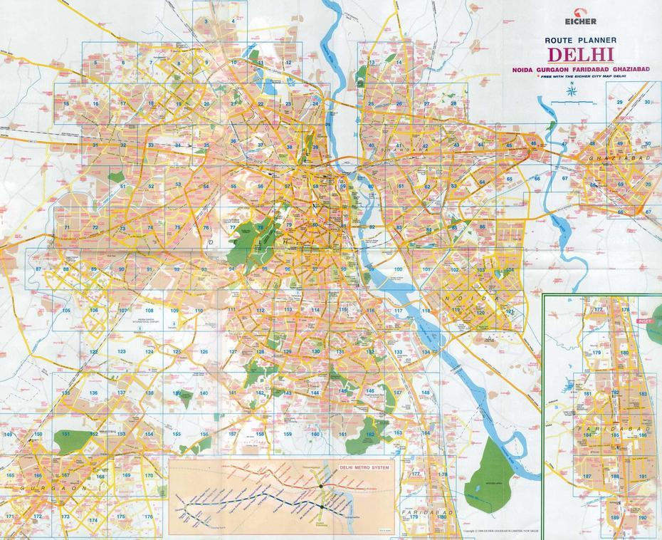 Map Of Delhi – Mapsof, Delhi, India, India Gate, Jaipur In