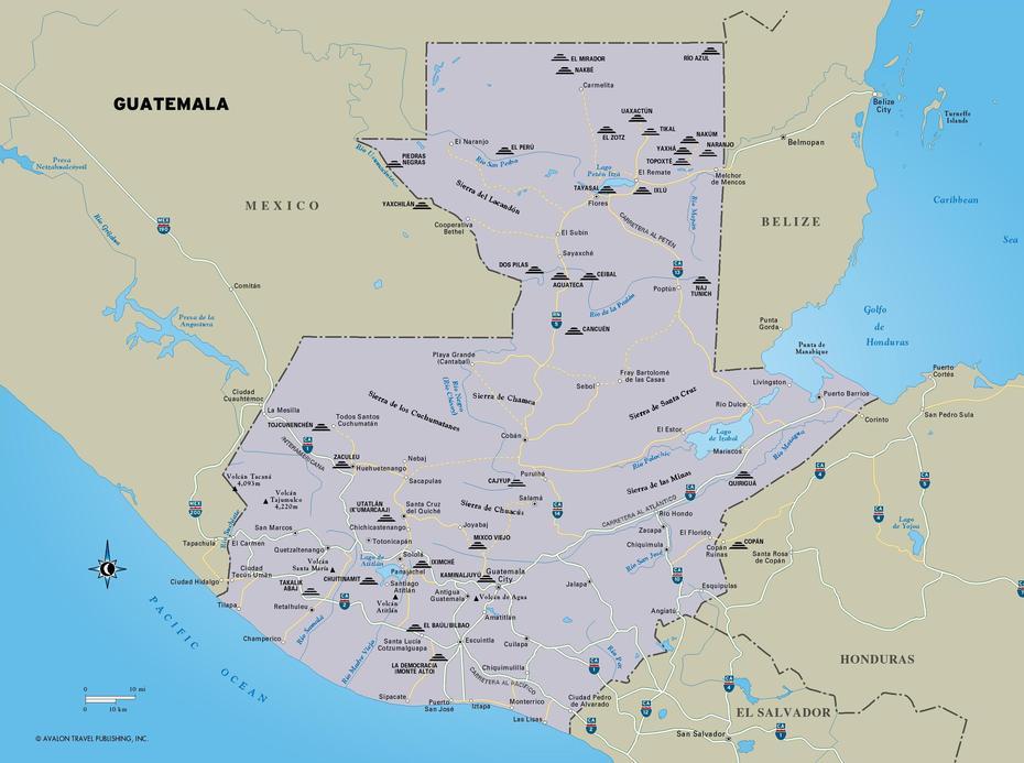 Mapa Turistico De Guatemala, La Unión, Guatemala, Escuintla Guatemala, Pilas Guatemala