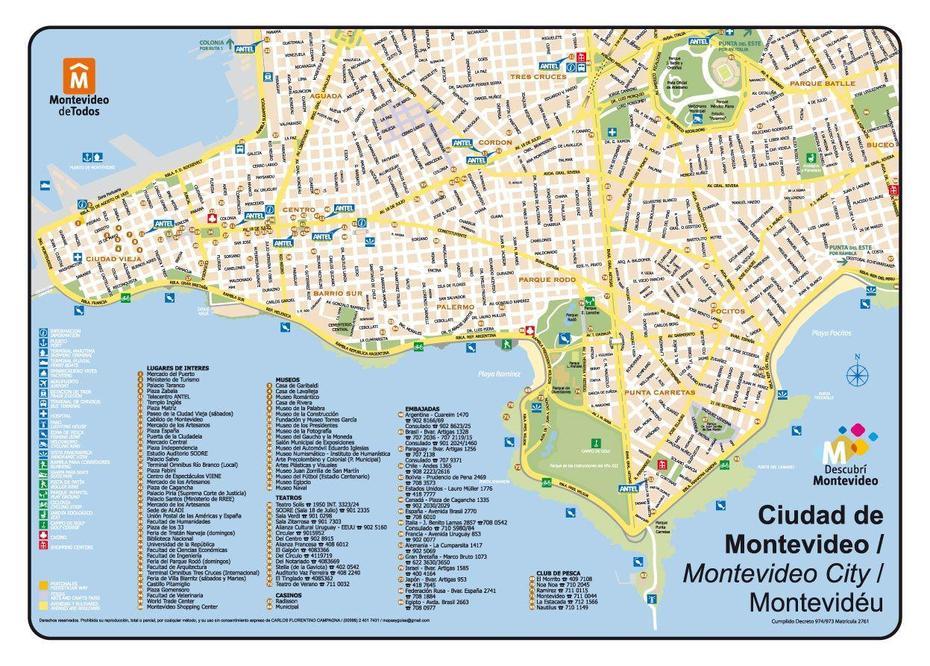 Mapas De Montevideo – Uruguai | Mapa, Uruguai, Montevideu, Montevideo, Uruguay, Montevideo World, Punta Del Este Uruguay