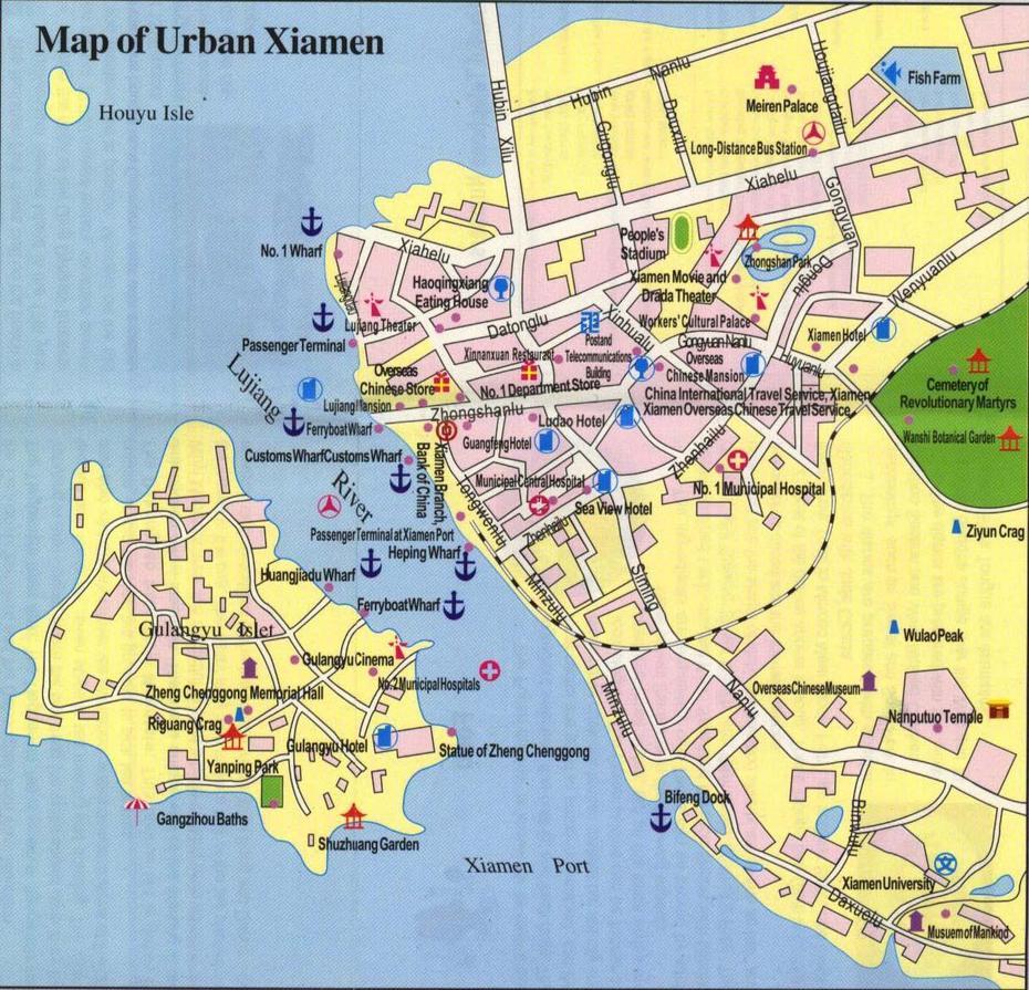 Maps Of Xiamen,Xiamen Tour Map, Xiamen Tourist Map – Chinatouradvisors, Xiamen, China, Xiamen Fujian, Xiamen On