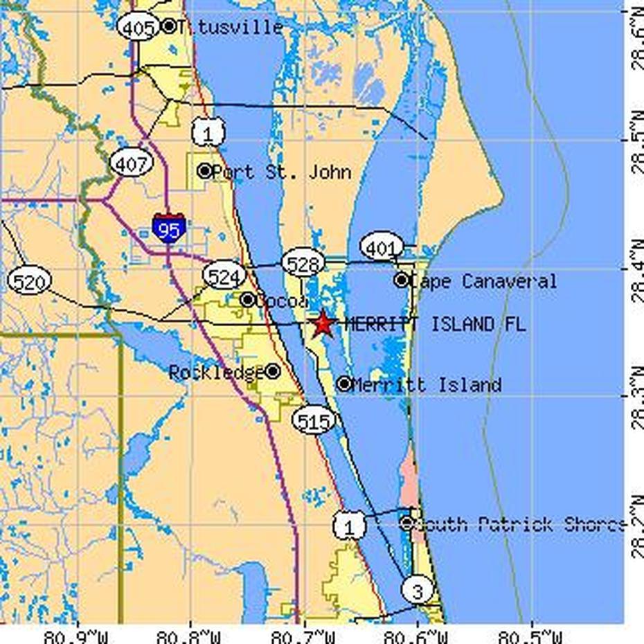 Merritt Island, Florida (Fl) ~ Population Data, Races, Housing & Economy, Merritt Island, United States, Destin Florida, Merritt Island Florida Beaches