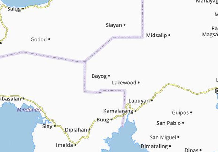 Michelin Bayog Map – Viamichelin, Bayog, Philippines, Pagdiriwang  Ng Pista, Siocon Zamboanga  Del Norte