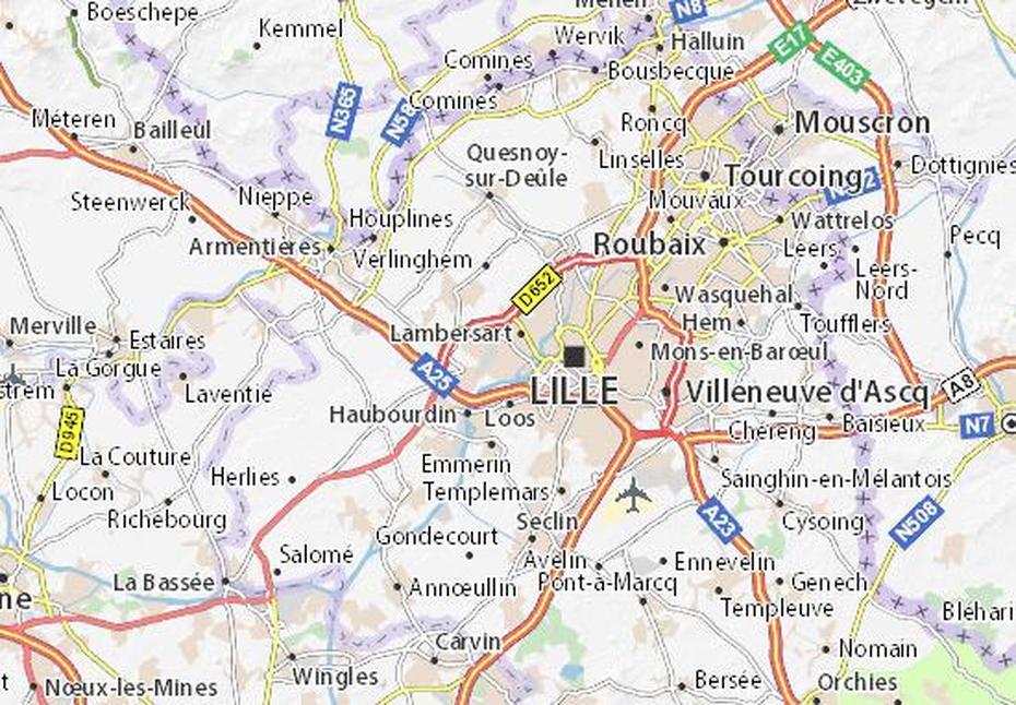 Michelin Lomme Map – Viamichelin, Lomme, France, Lille France, Ikea Lomme