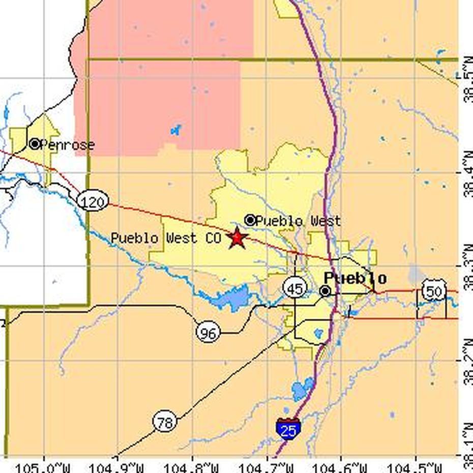 Pueblo West, Colorado (Co) ~ Population Data, Races, Housing & Economy, Pueblo West, United States, Northwest United States, West Coast  Usa States