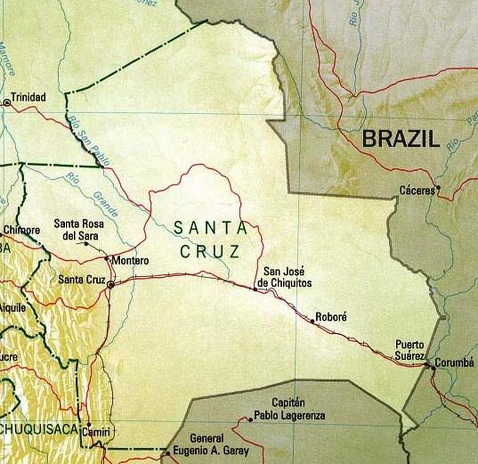 Santa Cruz Mountains, El A De Bolivia, Department , Santa Cruz, Bolivia