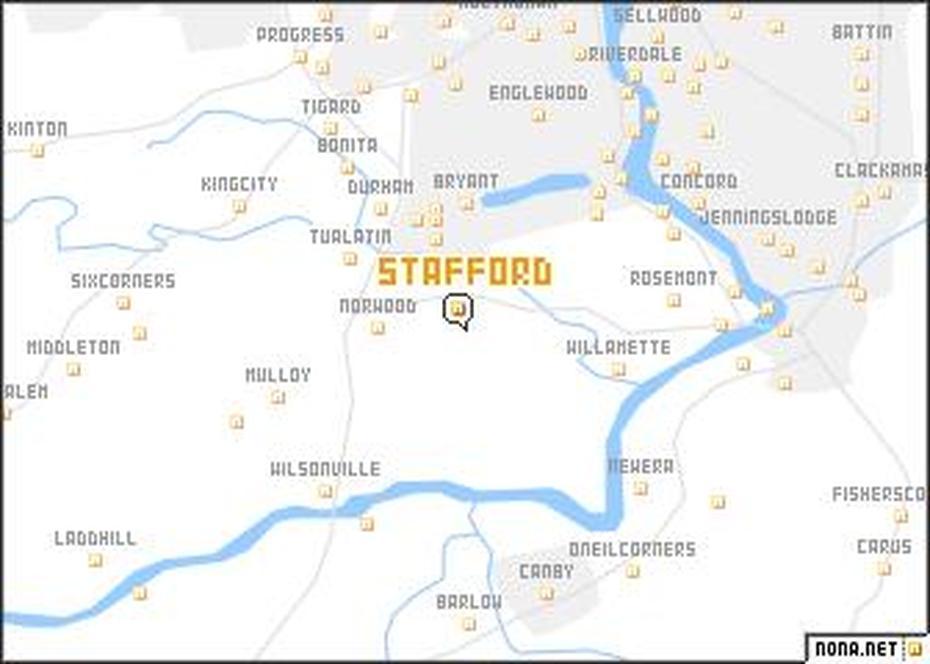 Stafford (United States – Usa) Map – Nona, Stafford, United States, United States World, Basic United States