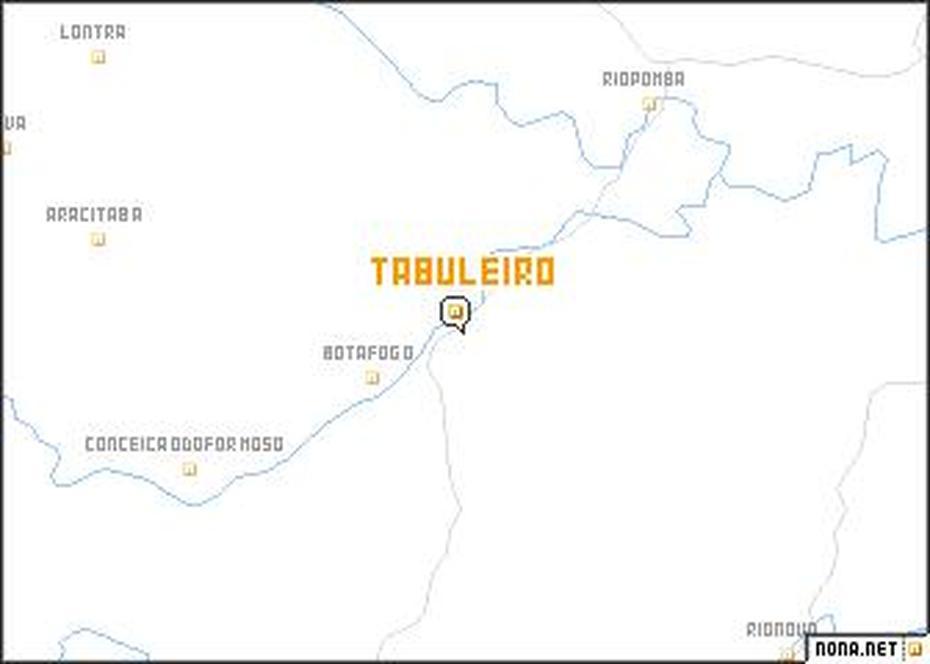 Tabuleiro (Brazil) Map – Nona, Tabuleiro Do Norte, Brazil, Vintar Ilocos Norte, Camino Del Norte Route