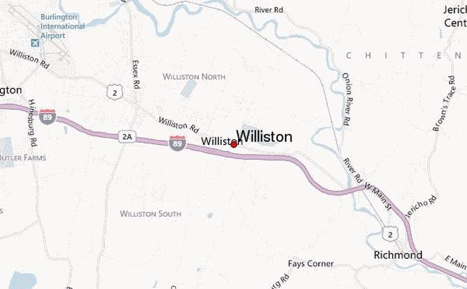 Williston North Dakota, Williston Sc, Vermont Location, Williston, United States