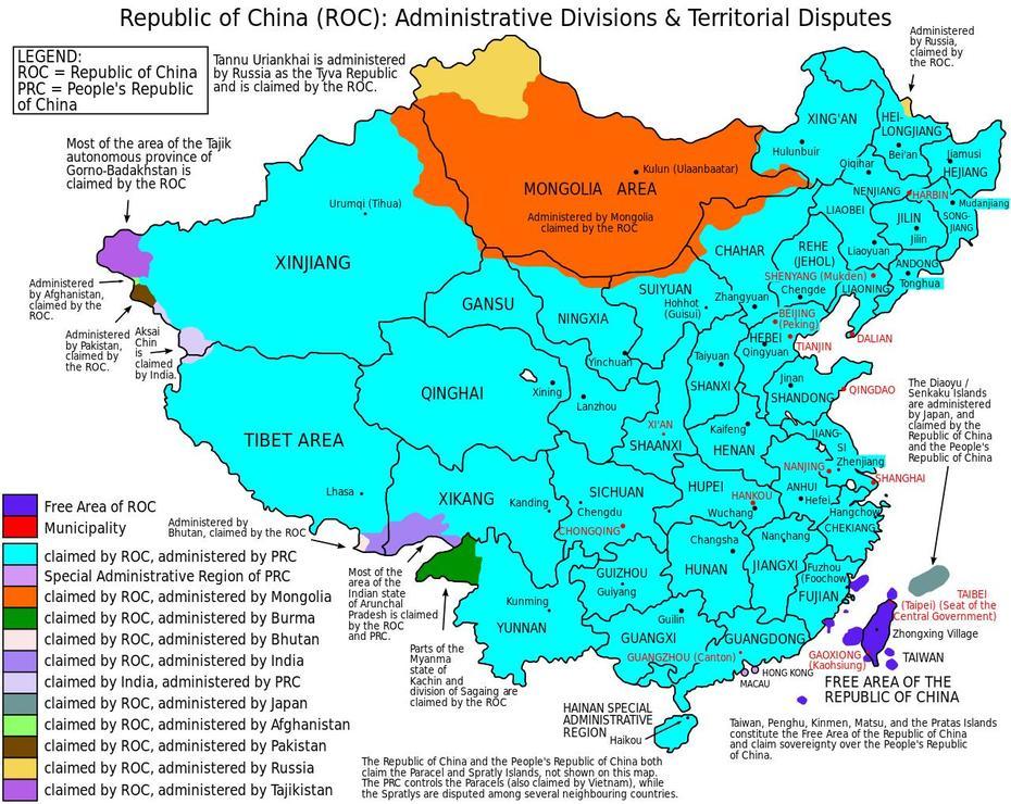 B”Chinas Administrative Divisions And Territorial Disputes : Mapporn”, Dama, China, Damas Juego De Mesa, Jugar Dama China Gratis