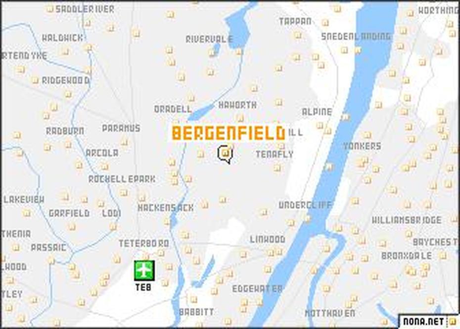 Bergenfield (United States – Usa) Map – Nona, Bergenfield, United States, Downtown Bergenfield Nj, Hoboken New Jersey