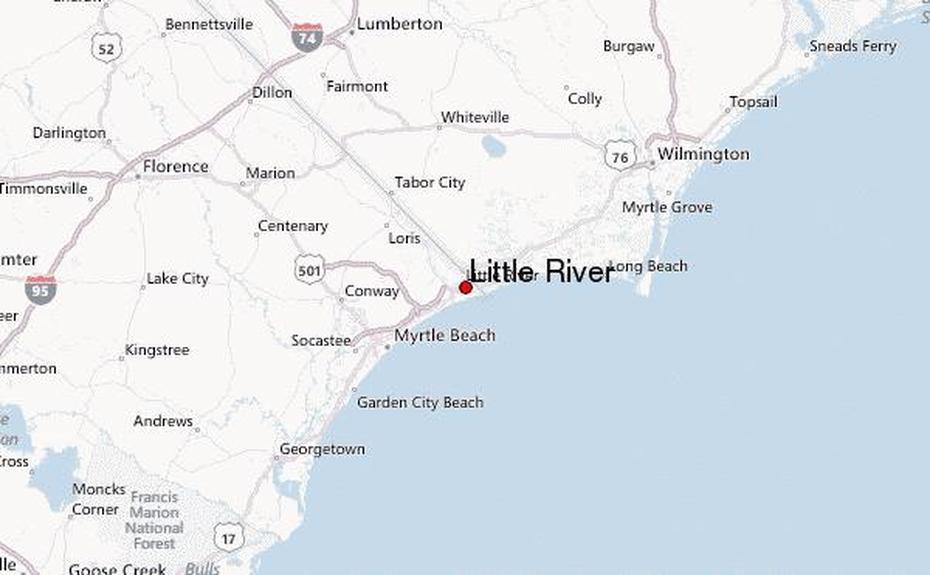 Blank United States  With Rivers, America  With Rivers, Guide, West Little River, United States