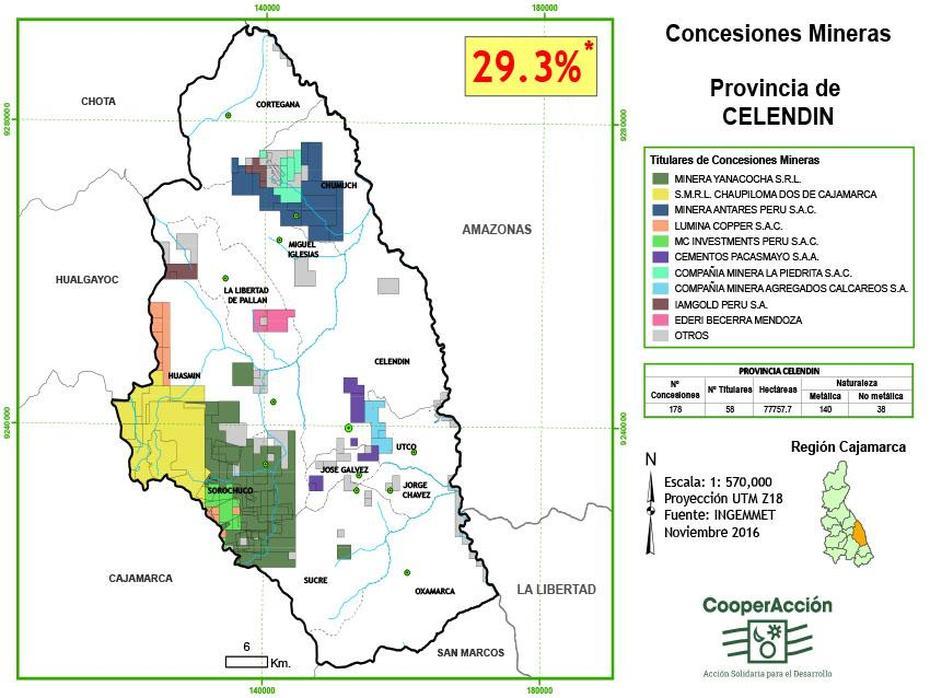 Celendin – Titulares De Concesiones – Noviembre 2016 – Cooperaccion …, Celendín, Peru, Peru City, Chiclayo Peru