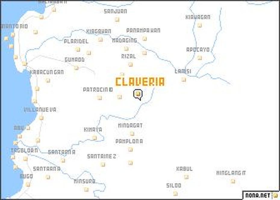 Claveria (Philippines) Map – Nona, Claveria, Philippines, Cagayan Valley Philippines, Claveria Cagayan Logo