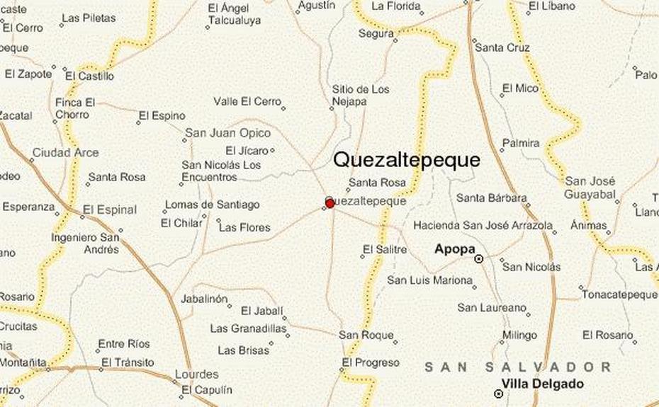 Guia Urbano De Quezaltepeque, Quezaltepeque, Guatemala, Chiquimula Guatemala, Aguilares El  Salvador