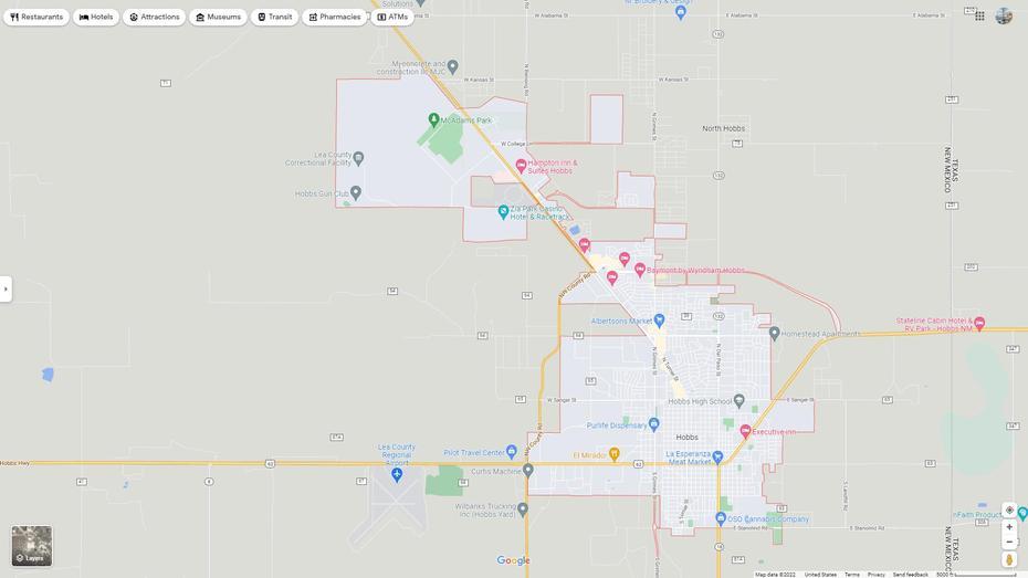 Hobbs New Mexico Map, Hobbs, United States, Of Hobbs Nm Streets, Hobbs New Mexico