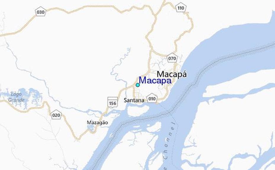 Macapa Tide Station Location Guide, Macapá, Brazil, Aa  A, Brazil Topographic