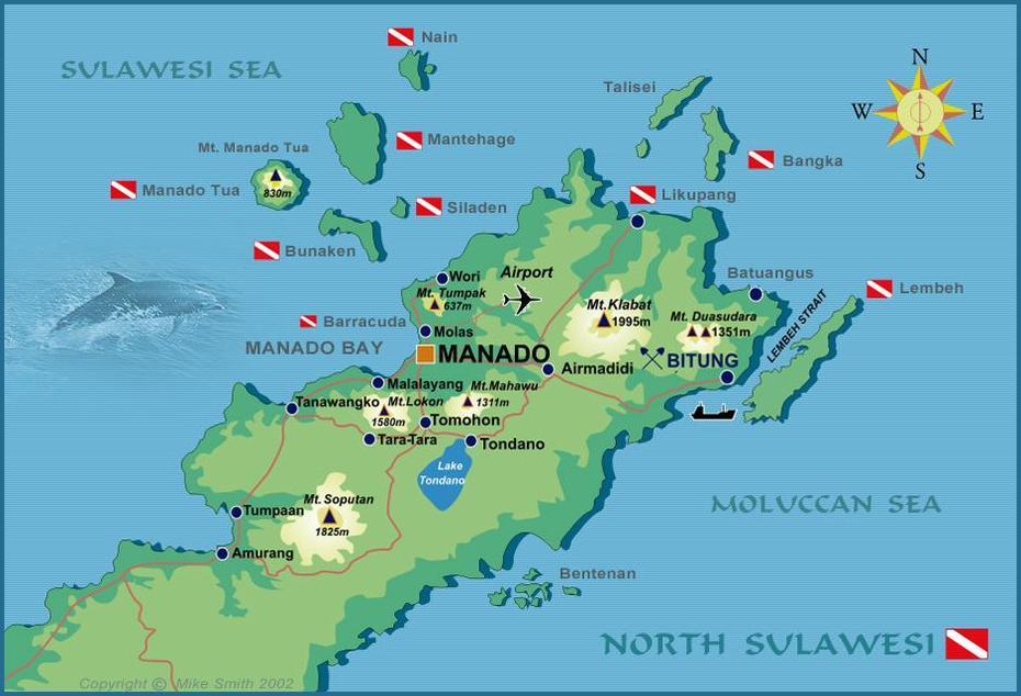 Manado Indonesia Map, Manado, Indonesia, Indonesia Satellite, North Sulawesi Indonesia