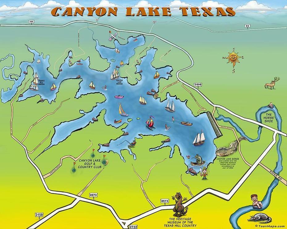 Map Of Canyon Lake Texas – Large World Map, Canyon Lake, United States, Canyon Lake Campground, Grand Canyon Lake