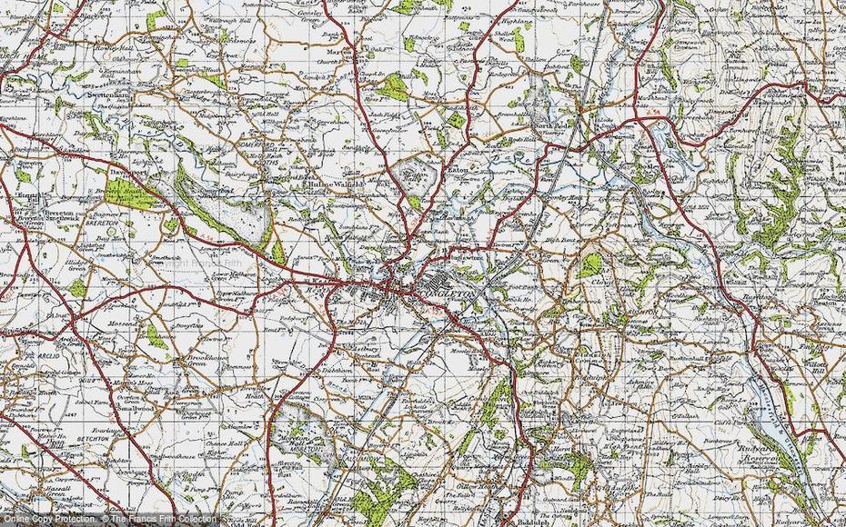 Map Of Congleton, 1947 – Francis Frith, Congleton, United Kingdom, Norfolk  Districts, Where Is  Thetford