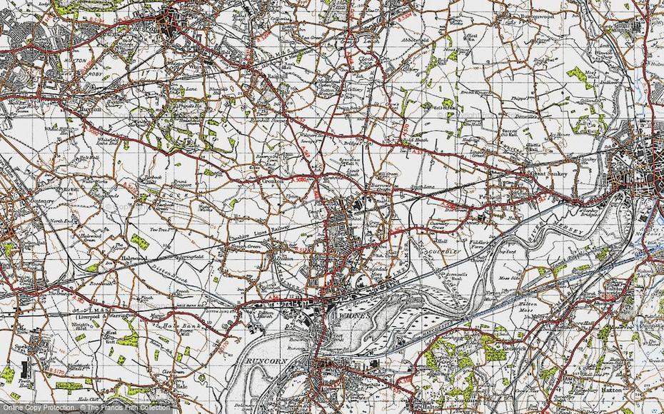 Map Of Farnworth, 1947 – Francis Frith, Farnworth, United Kingdom, Farnworth, United Kingdom