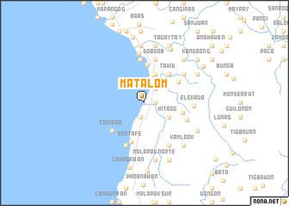 Matalom (Philippines) Map – Nona, Matalom, Philippines, Philippines City, Philippines  Cities