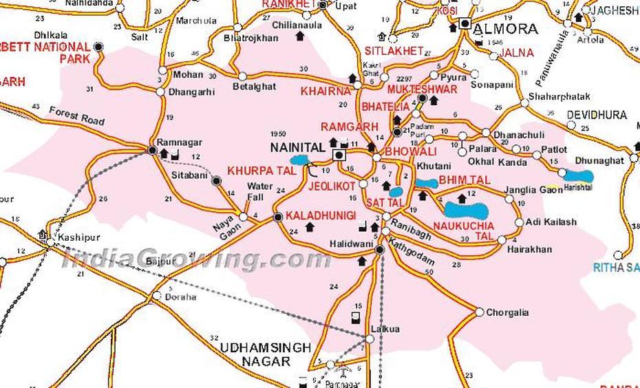 Nainital Population (2019/2020), District Tehsils List, Uttarakhand, Naini Tal, India, India  With Cities, Nainital Roads