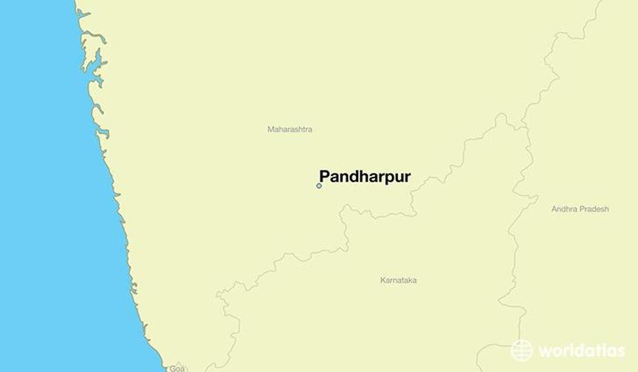 Where Is Pandharpur, India? / Pandharpur, Maharashtra Map – Worldatlas, Panchānandapur, India, India  Graphic, Goa