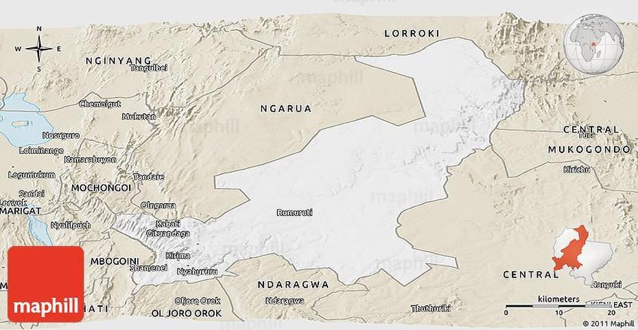 Physical  Of Kenya, Kenya Elevation, Rumuruti, Rumuruti, Kenya