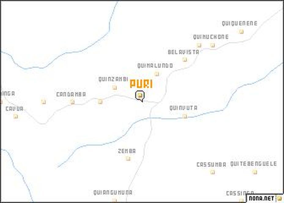 Puri (Angola) Map – Nona, Puri, Angola, Angola World, Angola Oil