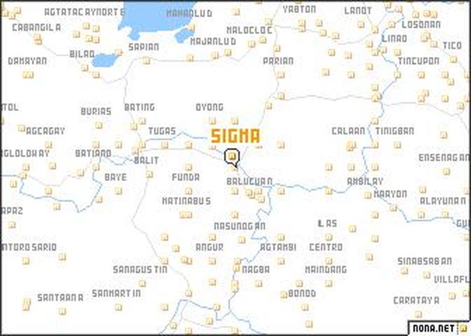 Sigma (Philippines) Map – Nona, Sigma, Philippines, Capiz, Lean Six Sigma Road