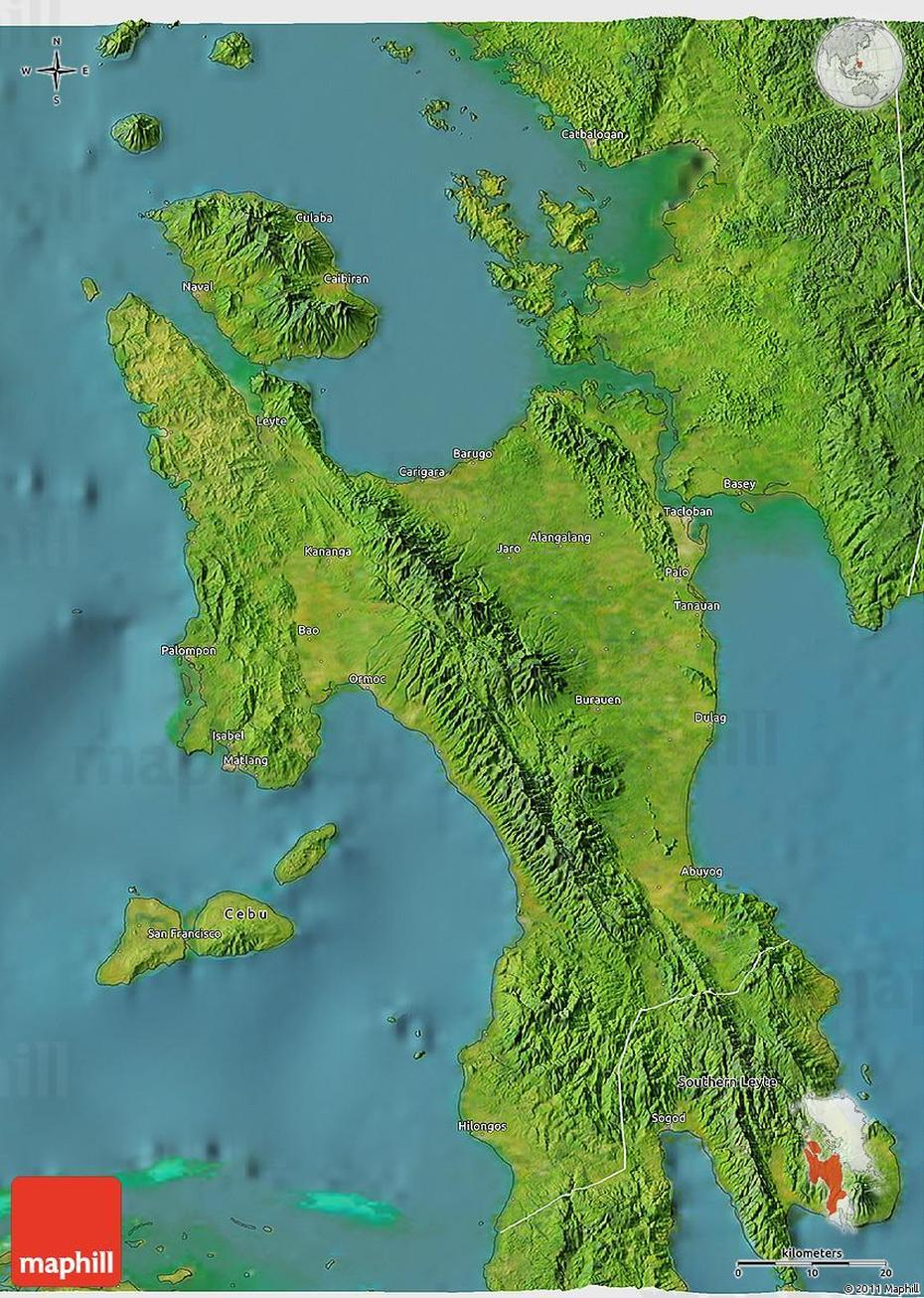 Tacloban Philippines, Southern Leyte, Satellite, Leyte, Philippines