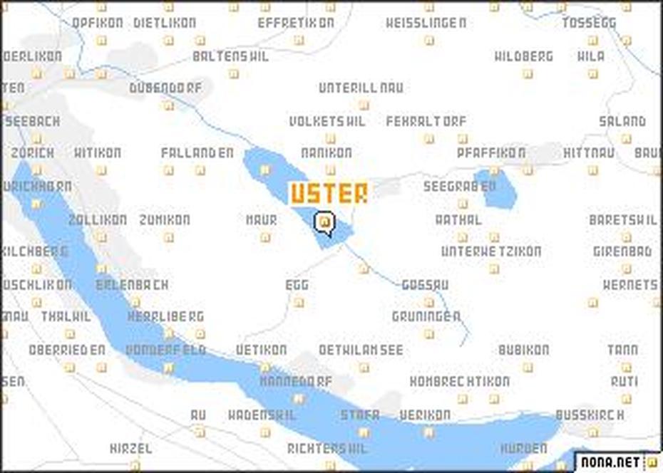 Uster Map And Uster Satellite Image, Uster, Switzerland, Church  Scenery, Of Switzerland Cities