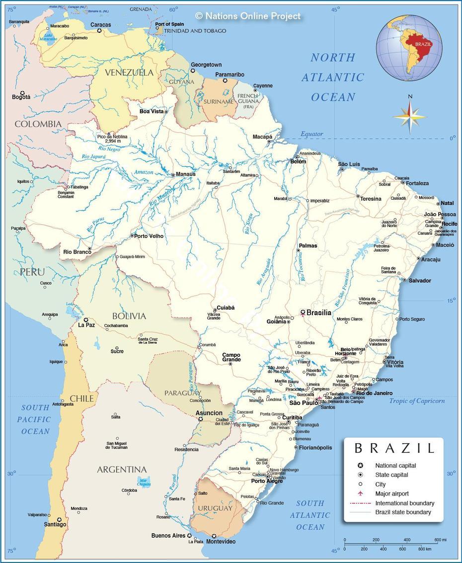 Brazil Map – Brazil Latitude, Longitude, Absolute And Relative …, Bagre, Brazil, Catfish  Fishing, Topsail  Catfish