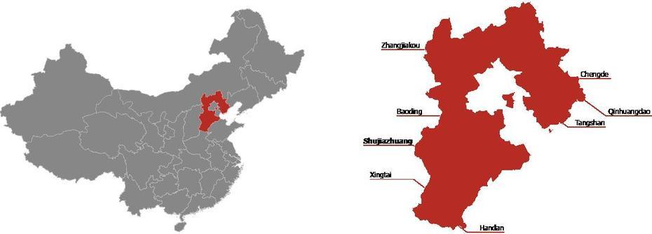 China With Flag, China Simple, Province Guides, Gaobeidian, China
