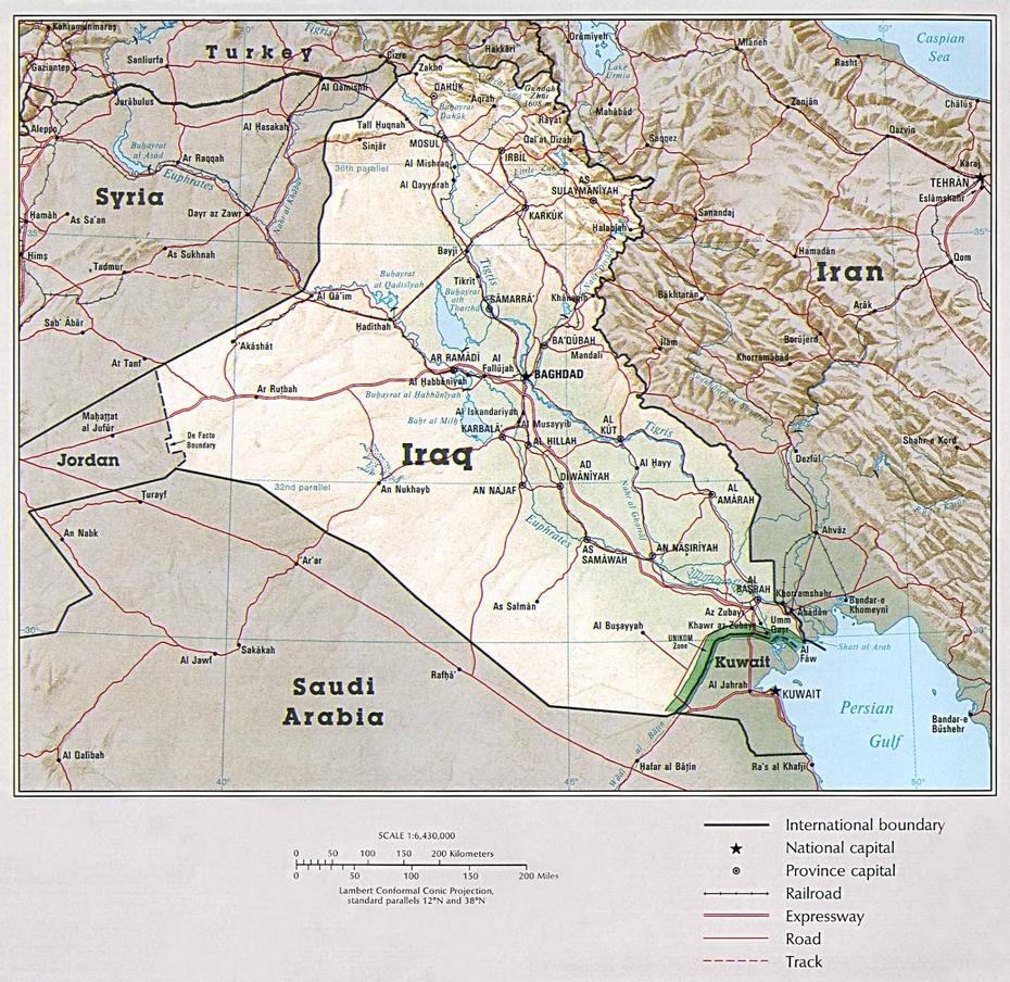 Iraq – Geographical Maps Of Iraq – Global Encyclopediatm, ‘Aynkāwah, Iraq, Mosul Iraq, Tikrit Iraq