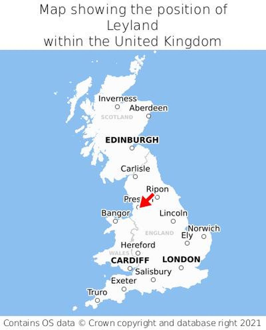 Where Is Leyland? Leyland On A Map, Leyland, United Kingdom, Driving  Of United Kingdom, United Kingdom Cities