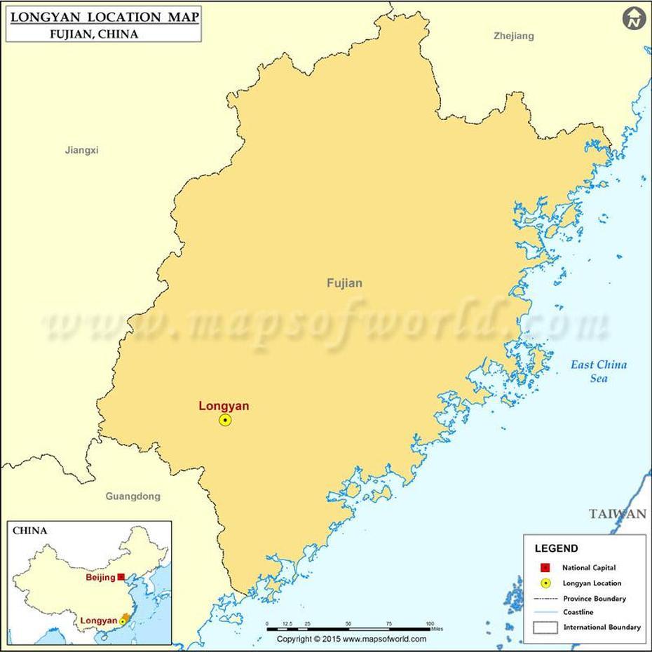 Where Is Longyan Located, Location Of Longyan In China Map, Longyan, China, Weifang China, Linyi China