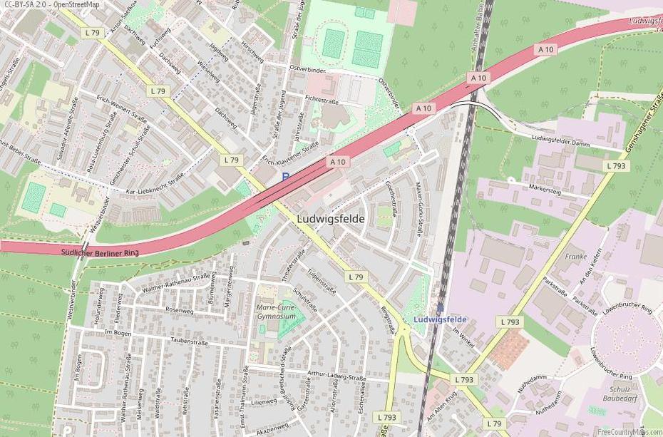 Ludwigsfelde Map Germany Latitude & Longitude: Free Maps, Ludwigsfelde, Germany, Hockenheim Track, Hockenheim  F1