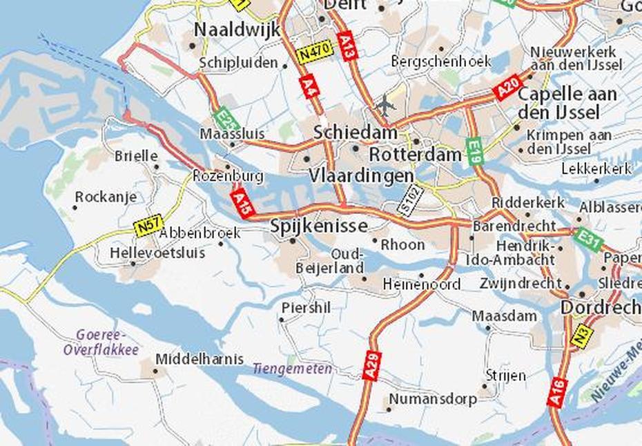 Michelin Hoogvliet Map – Viamichelin, Hoogvliet, Netherlands, Hoogvliet Leeg Pand, Hoogvliet Arnhem