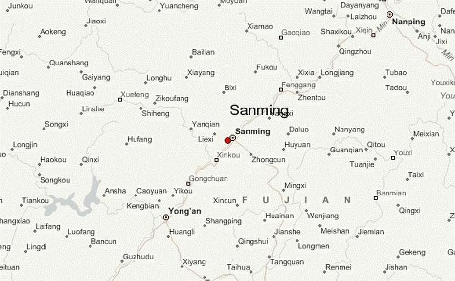 Nanping  Fujian, Fujian China, Location Guide, Sanming, China