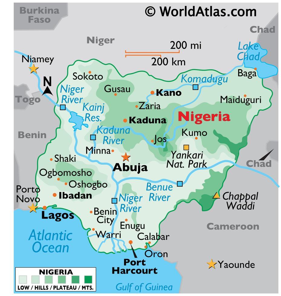 Nigeria Maps & Facts – World Atlas, Kumo, Nigeria, Nigeria River, Sudan