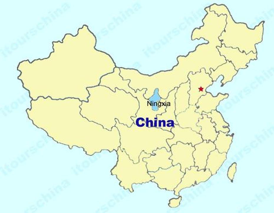 Ningxia Map, Map Of China, Ningxia Province Maps, Ning’An, China, United States Of China, Malawi World