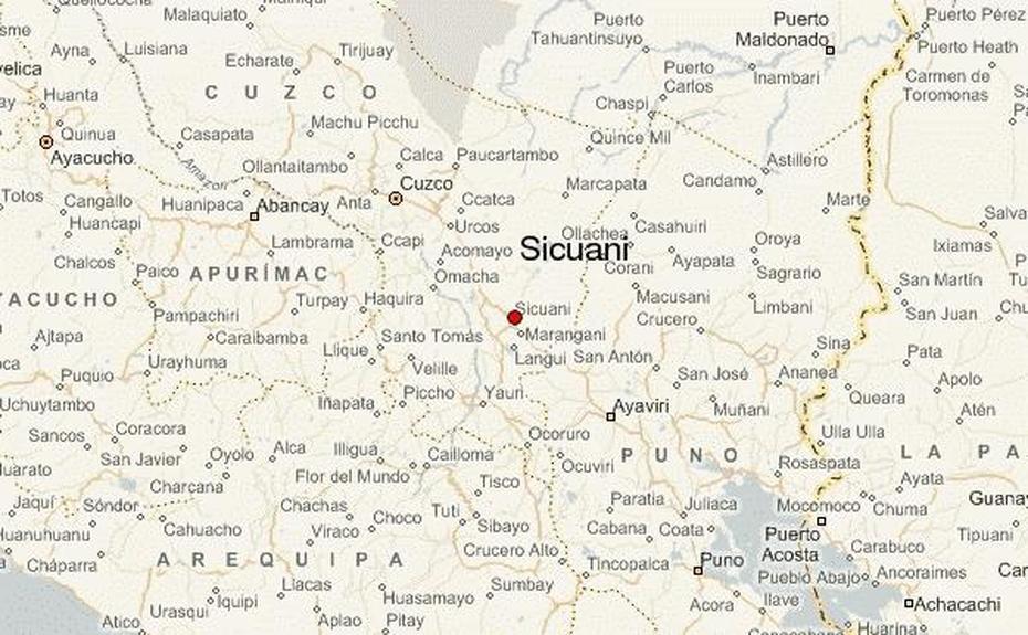 Sicuani Location Guide, Sicuani, Peru, Chulucanas Peru, Perurail