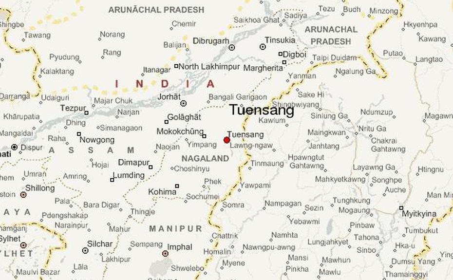 Tuensang Location Guide, Tuensang, India, Mokokchung, View Of  Nagaland