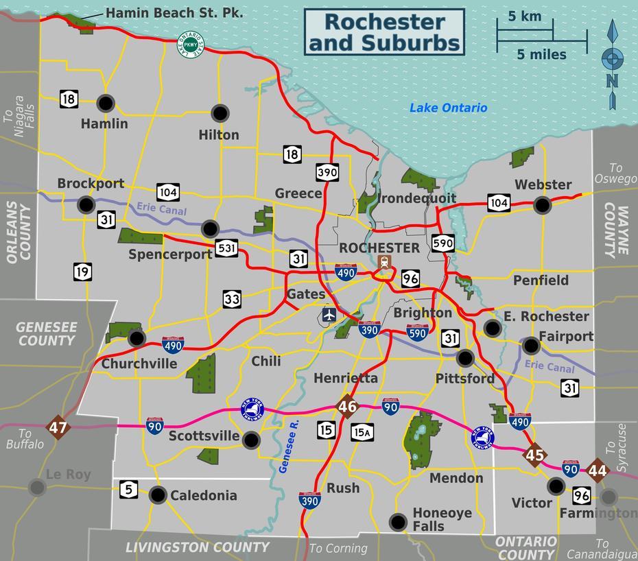 The Whole United States, Showing United States, Rochester, Rochester, United States