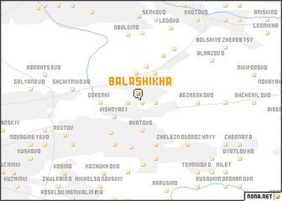 Balashikha (Russia) Map – Nona, Balashikha, Russia, Balashikha City, Iron River Russia