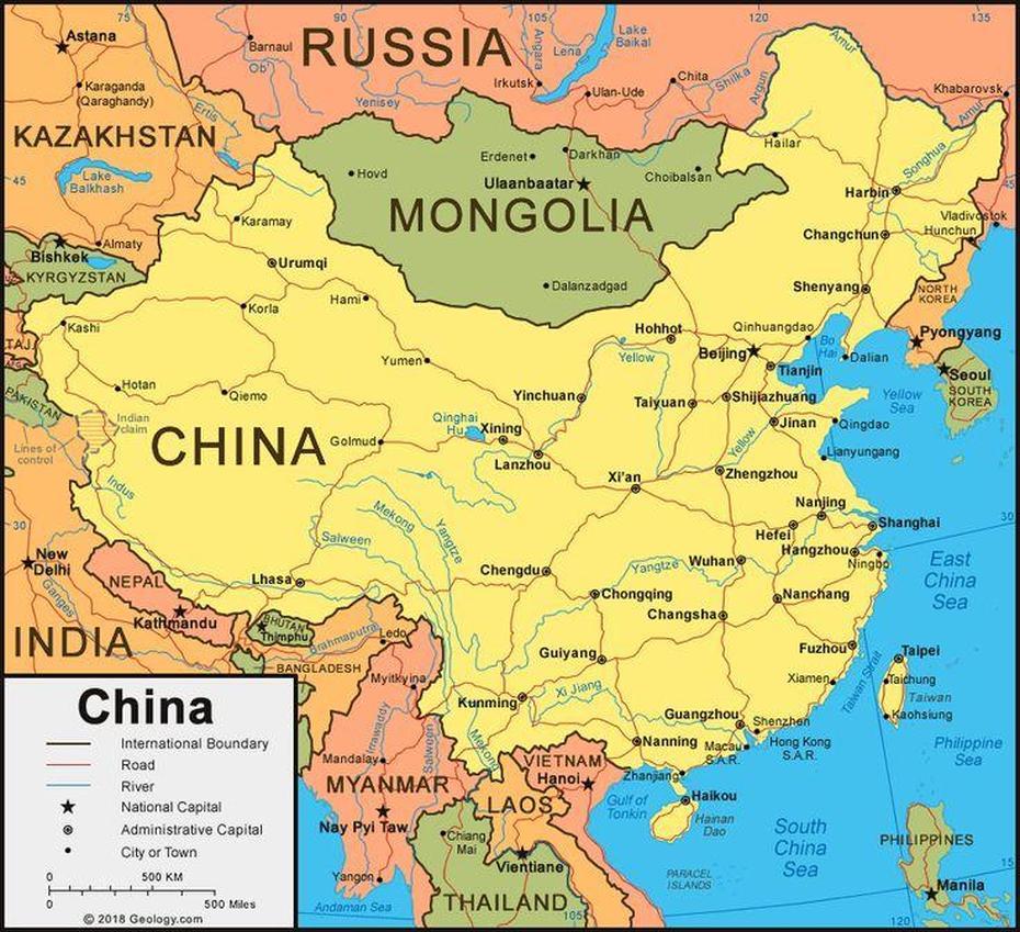 China Political Map (With Images) | China Map, Ancient China Map …, Lixingcun, China, Communist China, Shanghai In China