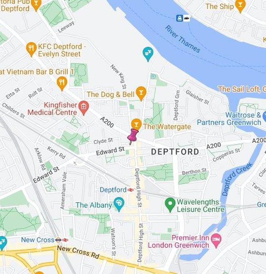 Deptford – Google My Maps, Deptford, United States, Deptford Market, Old Deptford