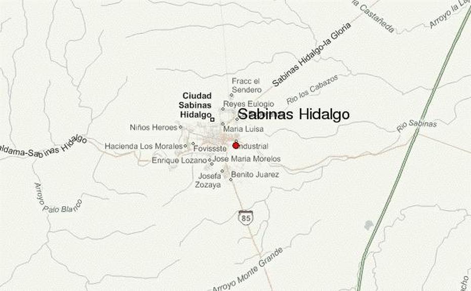 Guia Urbano De Sabinas Hidalgo, Ciudad Sabinas Hidalgo, Mexico, A De Hidalgo Mexico, Pachuca Mexico