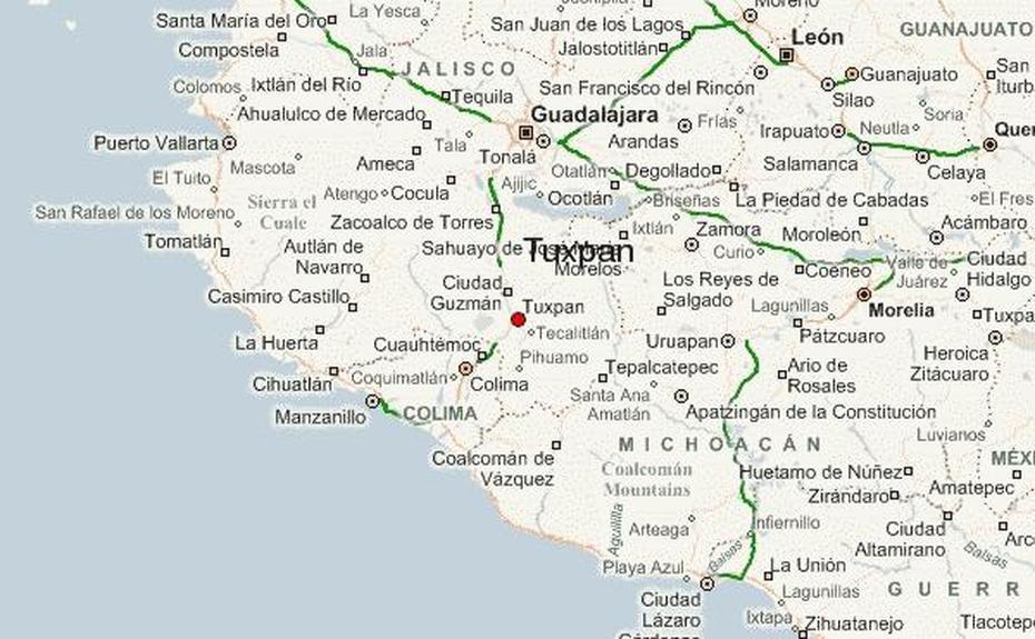 Guia Urbano De Tuxpan, Tuxpan, Mexico, Tuxpan Jalisco, Tuxpan Veracruz